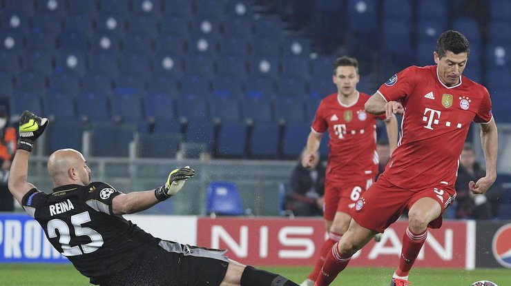Роберт Левандовский забил 72-й гол в Лиге чемпионов
