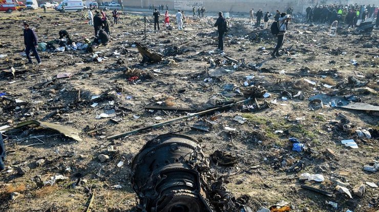 Фото: авиакатастрофа в Иране / delo.ua