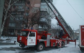 Пожар в Харькове/ Фото: kh.dsns.gov.ua