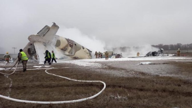В Казахстане упал самолет/ Фото: tengrinews.kz