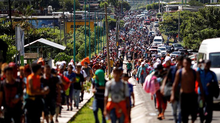 Наибольшее количество мигрантов в страну прибывают из Гватемалы и Сальвадора/ фото: Интерфакс