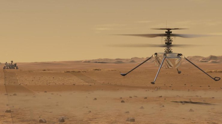 Ingenuity готов совершить первый полет над Марсом в апреле