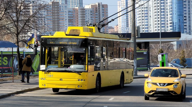 Фото: транспорт в Киеве