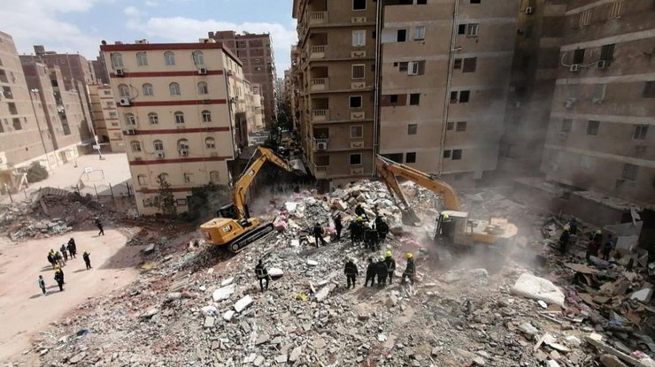 В Каире обрушился жилой дом/ Фото: rbc.ua