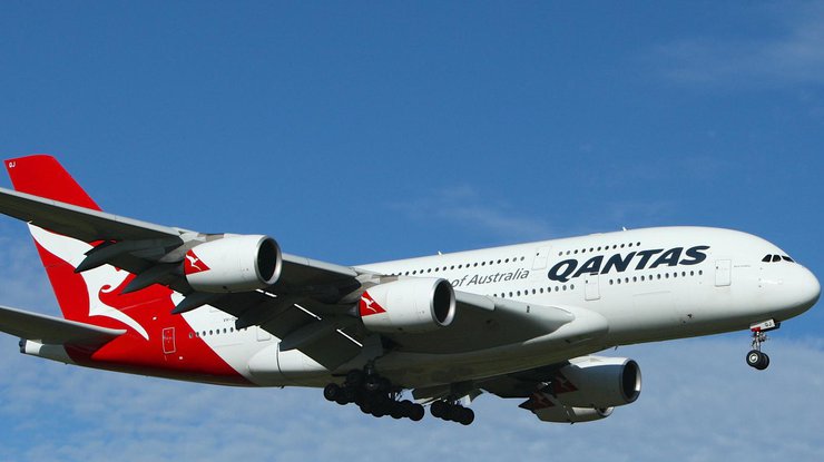 Самолет авиакомпании Qantas