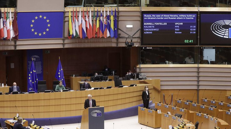 Жозеп Боррель в Европарламенте