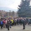 В Полтаве люди вышли на протесты 