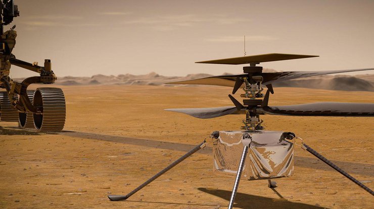 Ingenuity готов совершить первый полет над Марсом 11 апреля
