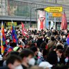 На первомайское шествие в Берлине вышло более тысячи человек