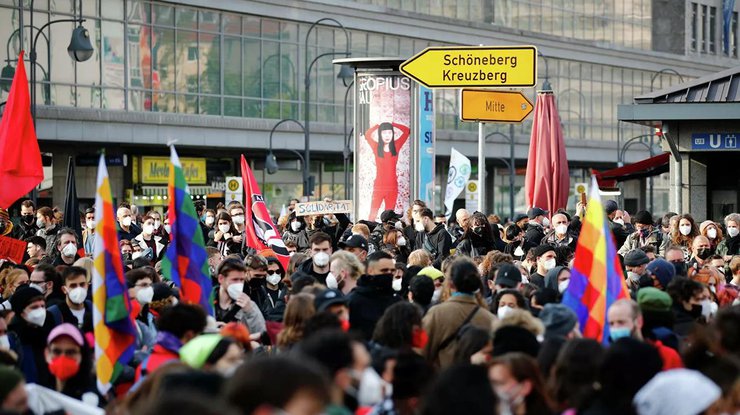 Демонстрация в Берлине 