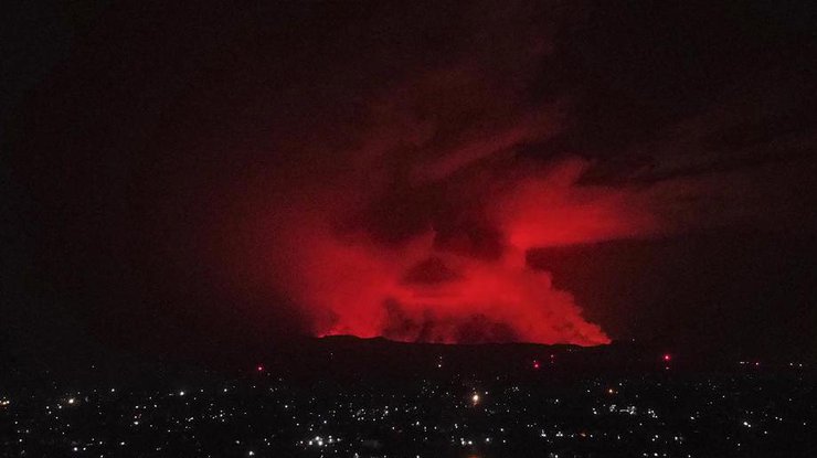 Извержение вулкана Ньирагонго/ Фото: news.liga.net