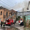 В Виннице горел офисный центр, есть погибшие (фото, видео)