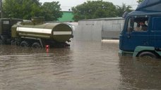 Мелитополь затопило проливными дождями 
