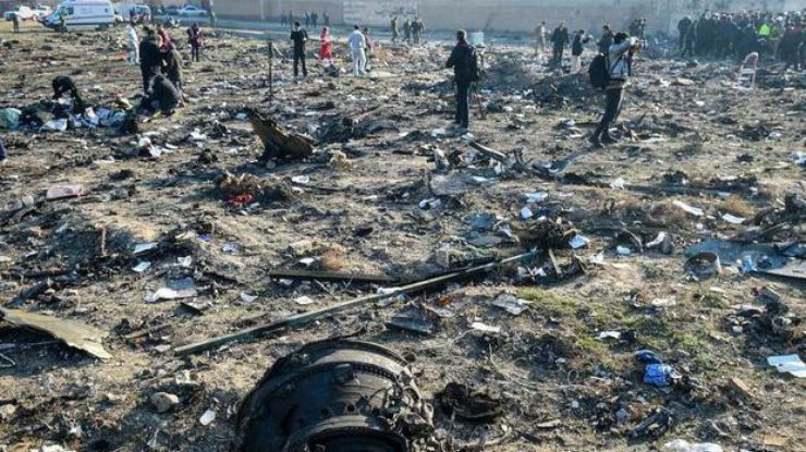 Авиакатастрофа в Иране / Фото: delo.ua