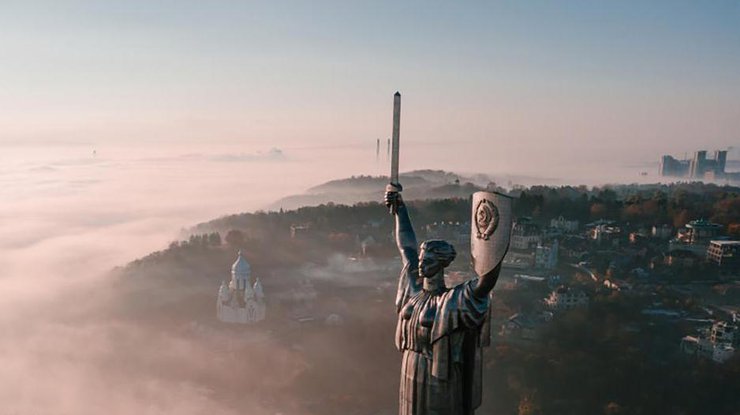 Пыльная буря в Киеве
