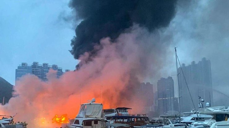 Пожар в Гонконге