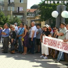 На Прикарпатті протестують представники дрібних деревообробних підприємств
