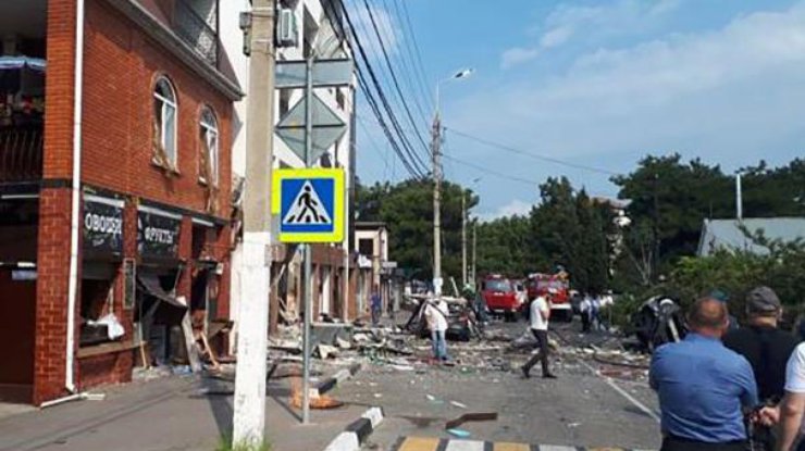 Фото: взрыв в Геленджике / скриншот из видео