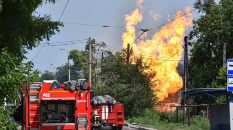 Фото: взрыв в Донецке / tribun.com.ua