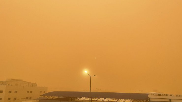 Фото: буря в Саудовской Аравии / twitter.com/tariqpkhan