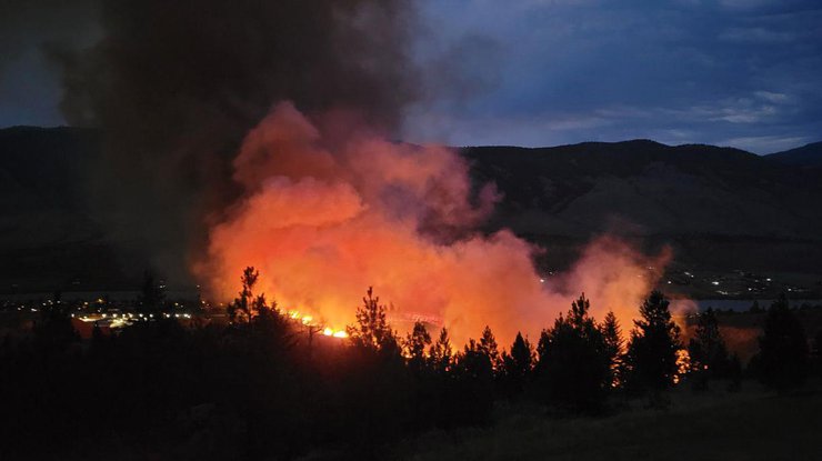 Пожары в Канаде/ Фото: rbc.ua