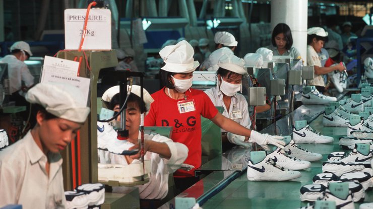 Фабрика Nike во Вьетнаме