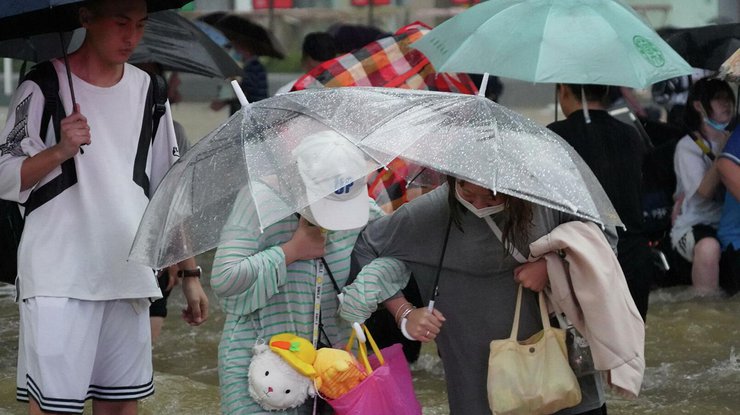 Наводнение в Китае/ фото: РИА Новости