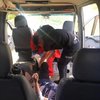 В Луганской области микроавтобус с пассажирами слетел в кювет 