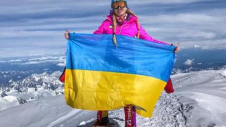 Ирина Галай на вершине К2 / Фото: Укринформ 