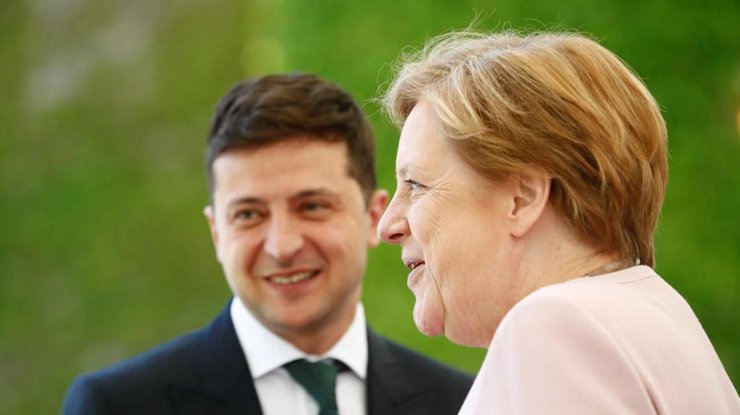Фото: Владимир Зеленский и Ангела Меркель / АП