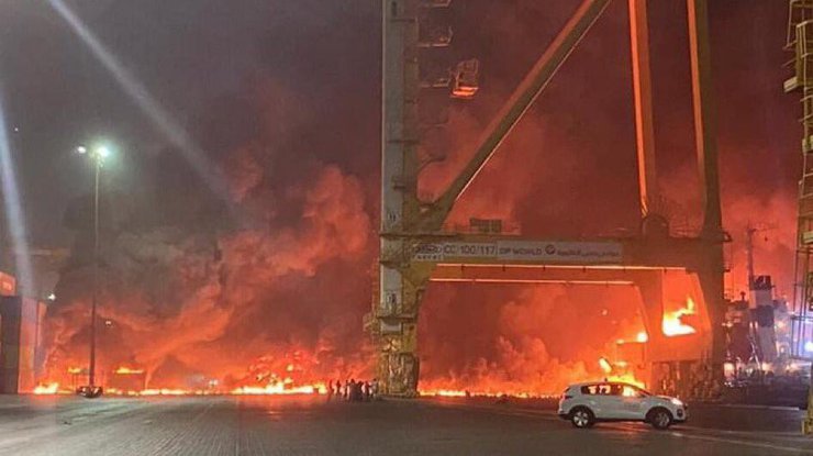 Взрыв в Дубае/ Фото: twitter.com/ELINTNews