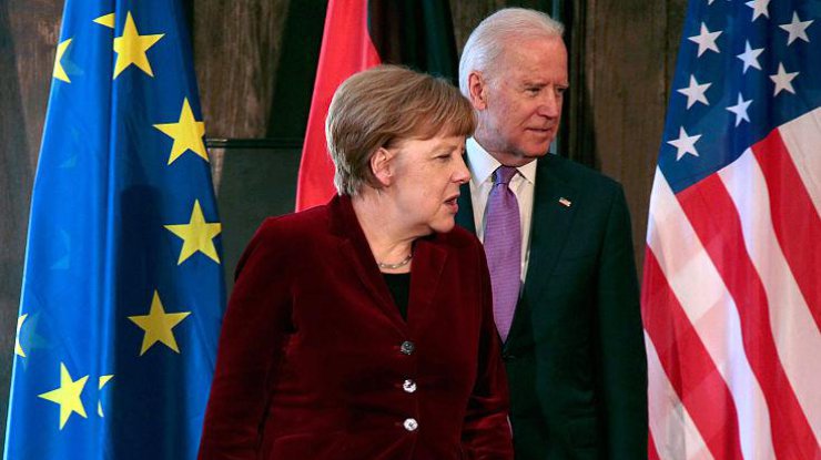 Джо Байден и Ангела Меркель / Фото: Getty Images