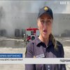 На Одещині спалахнули склади мережі супермаркетів