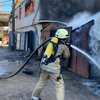 В Киеве вспыхнул пожар 