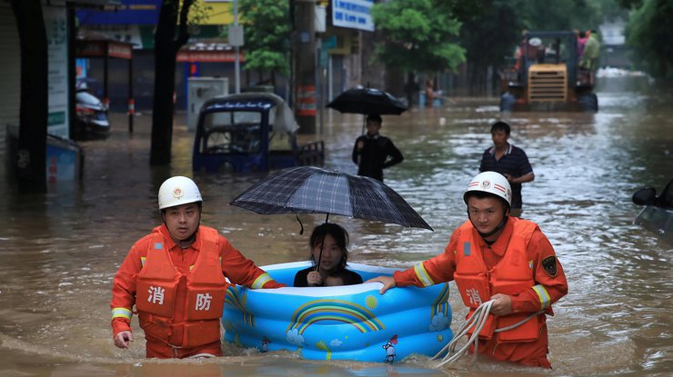 Наводнение в Китае/ Фото: world.segodnya.ua