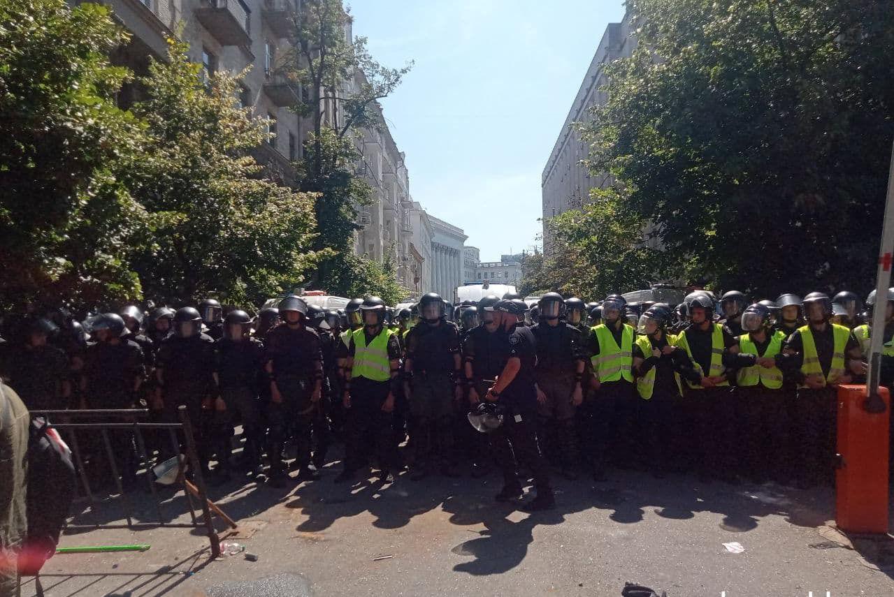 Участники акции отказались подчинятся требованию полицейских