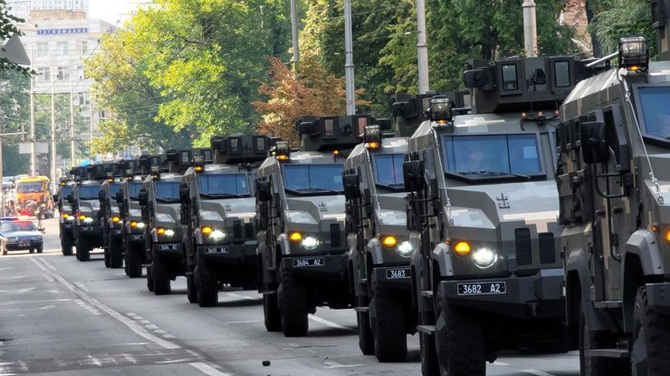Репетиция военного парада парализовала Киев