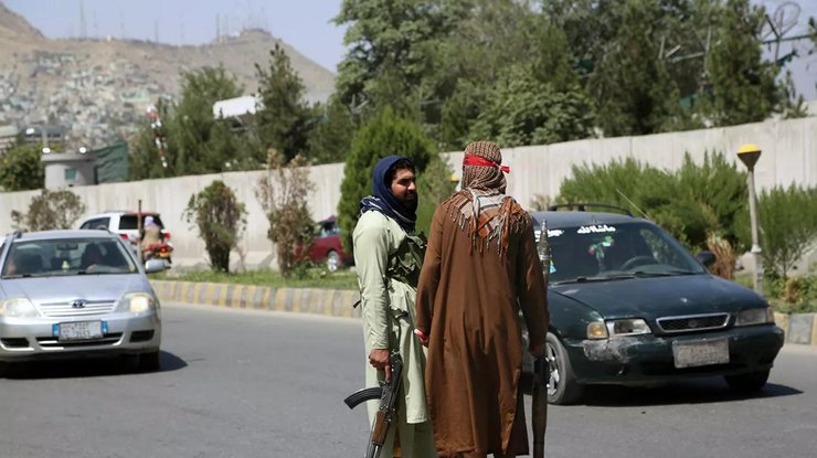 Талибы на улицах Кабула