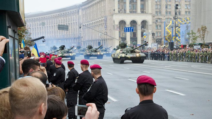Фото: парад на День Независимости Украины 