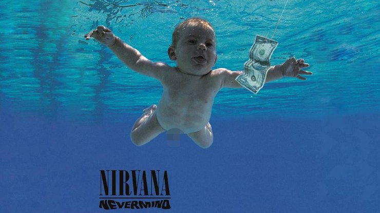 Тот самый знаменитый снимок обложки альбома Nevermind группы Nirvana