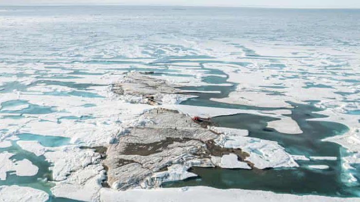 Остров мог возникнуть из-за глобального потепления/ фото: The Guardian