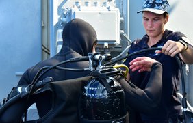 Учения в Черном море/ Фото: ВМС ВС Украины