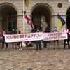 У Львові діаспора зібралась на акцію з нагоди річниці протестів у Білорусі