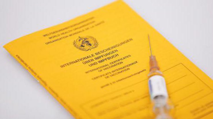 Фото: паспорт вакцинации / DW