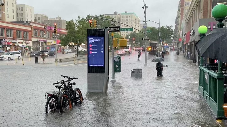 Наводнение в Нью-Йорке / Фото: Reuters 