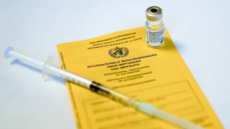 Фото: сертификат о вакцинации / izbirkom.org.ua