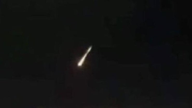 Фото: метеорит в Одессе / скриншот 