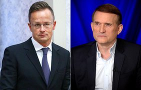 Виктор Медведчук и Петер Сийярто о перспективах развития украинско-венгерских отношений в 2022 году