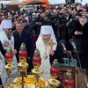 Предстоятель УПЦ освятил воды Днепра на Оболони