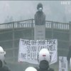 У Брюсселі водометами розігнали протести коронаскептиків